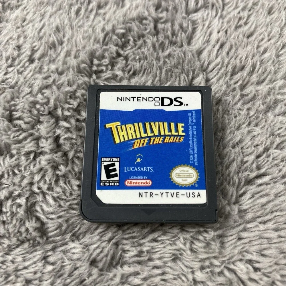 Thrillville: Off the Rails (Nintendo DS, 2007) Game Only